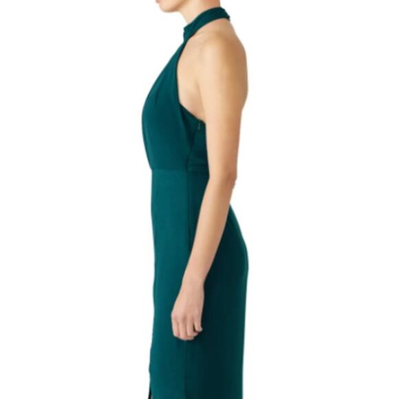 StyleStalker Bree Halter Dress in Green Size Small - Picture 2 of 4
